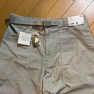 UNIQLO 코듀로이 워크 팬츠+ 그레이 M