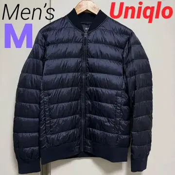 유니클로 스테디셀러 블루종 울트라 라이트 다운 리브 블루종 M