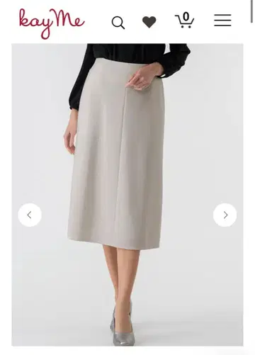 케이미 kayme 플레어 스커트 그레이지 9호