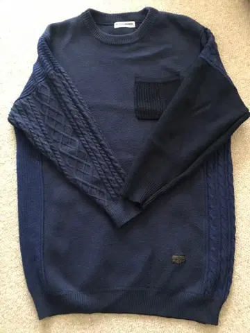 새상품급 로데오 크라운스 RODEO CROWNS 롱 니트 네이비