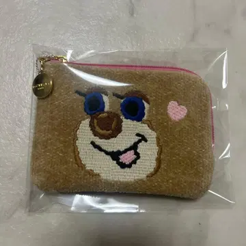 [미사용 새상품] 러브리 바이 페이러 도업 테디 걸 L자 파우치