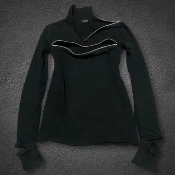 yasuyuki ishii zip design knit sweater