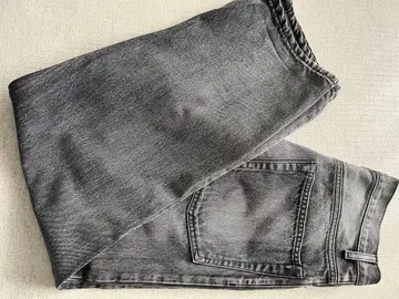 YLEVE 하이웨스트 데님 팬츠 168-3240545 블랙 데님