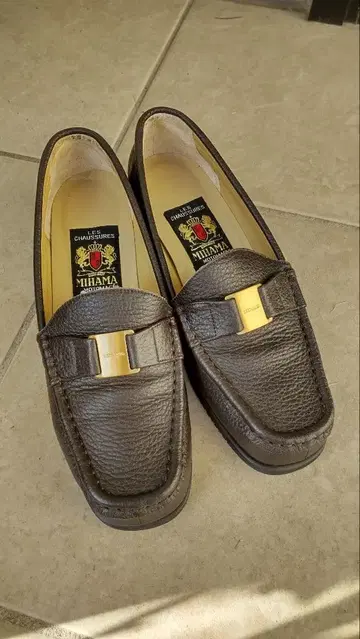 MIHAMA 다크 브라운 로퍼