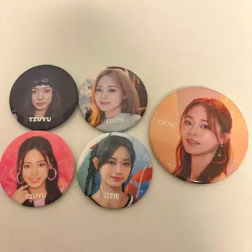 twice 쯔위 캔뱃지 5개 세트 쯔위 쯔블리