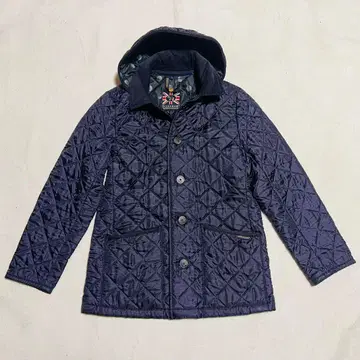 라벤햄 x 폴스미스 퀼팅 자켓 남성용 사이즈 40 퍼플