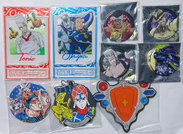 죠죠의 기묘한 모험 캐릭터 굿즈 9점 묶음 판매