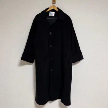 TRUE COLORS MARKET 블랙 롱 코트 블랙