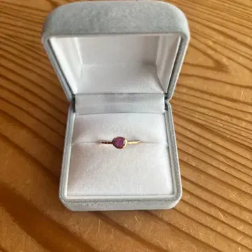 아가타 스키니 반지 루비 11호