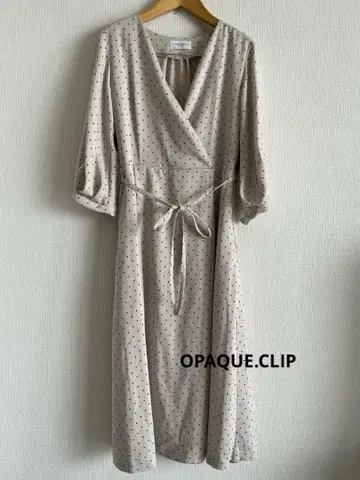 OPAQUE.CLIP 오페크도트클립 도트 카슈쿨 원피스
