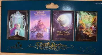 판타지 스프링스 핀 배지 4개 세트