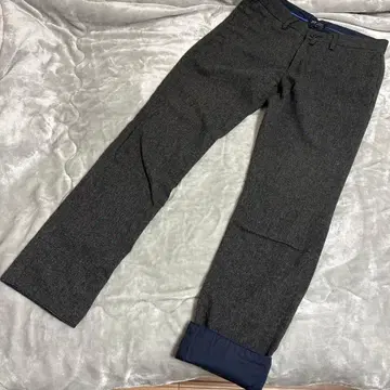 BEAMS HEART 그레이 트위드 팬츠 M