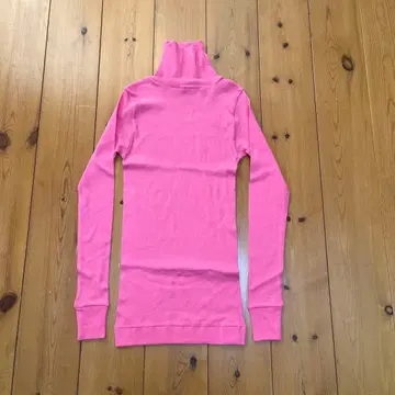 홈스펀 골지 터틀넥 풀오버 6286 핑크