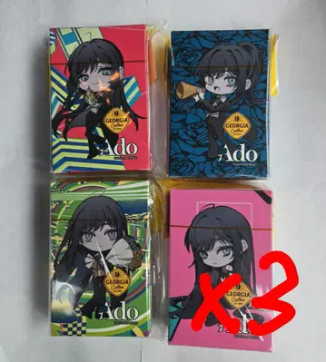 Ado 조지아 코카콜라 카드놀이 전 4종 컴플리트 세트 x 3세트
