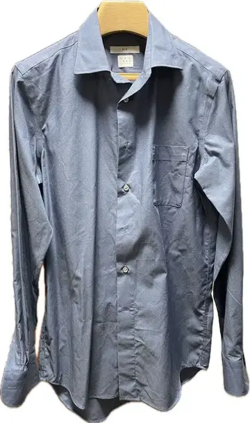 블루 긴팔 와이셔츠 비즈니스 셔츠