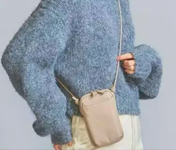 폴리에스테르 지퍼 슬림 지갑 숄더