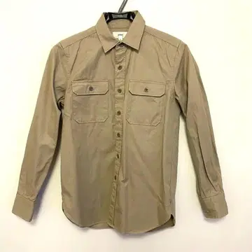 [ 새상품급 ] HYKE 밀리터리 셔츠 베이지 S 사이즈