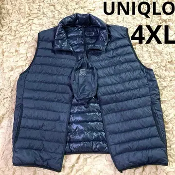 [ 새상품급 ] 유니클로 울트라 라이트 다운 베스트 네이비 남성용 4XL