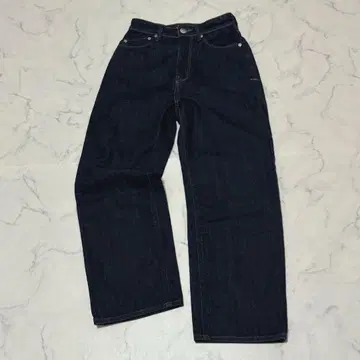 다크 네이비 야누크 Lea 보이즈 스트레이트 23 원 워시 OWI