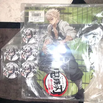 귀멸의 칼날 와시 캔뱃지 티저 비주얼 빅 아크릴 스탠드 시나즈가와 사네미