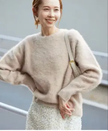 SLOBE IENA 폭스 캐시미어 풀오버 니트 긴팔