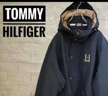타미힐피거 TOMMYHILFIGER 빈티지 구제 나일론 자켓 네이비