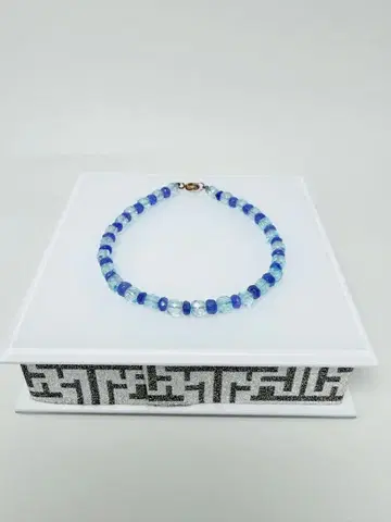 디자인 팔찌 [탄자나이트, 블루 토파즈]