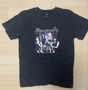 aespa 도쿄돔 PARALLEL LINE 투어 T셔츠 L 사이즈