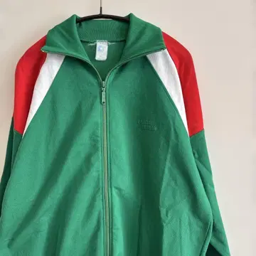 구제 의류 독일 경찰 폴리스 트랙 자켓 저지 그린 사이즈 6