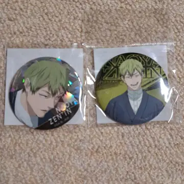 주술회전 젠인 나오야 캔뱃지 2개 세트