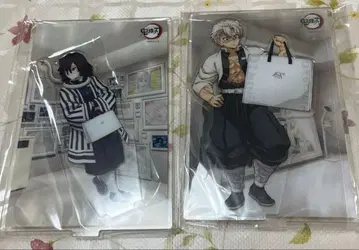 귀멸의 칼날 다이닝 아크릴 스탠드 시나즈가와 사네미 & 이쿠로 오바나이