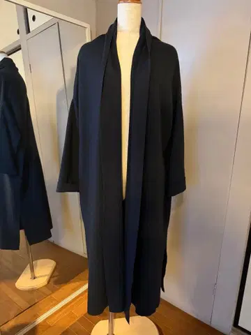 스쿼디 네이비 롱 가디건