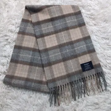 존스턴즈 캐시미어 100% 머플러 그레이 계열 스코틀랜드제