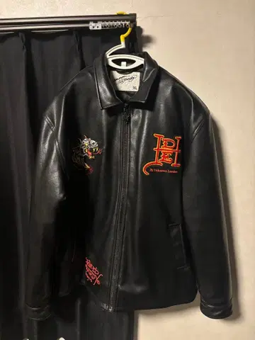 EH Multi Patches Leather Jacket
