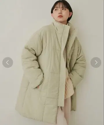 [ Aunt Marie's ] 다운 코트 다운라이크 충전솜 발수 가공