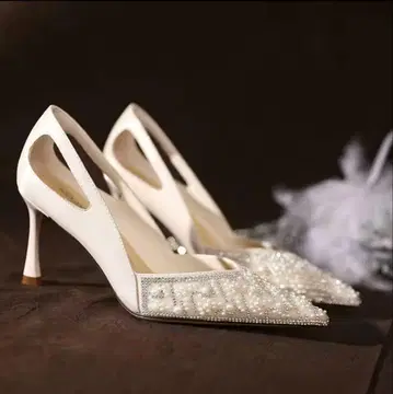 [ 미사용 새상품 ] 브라이덜 신발 펌프스