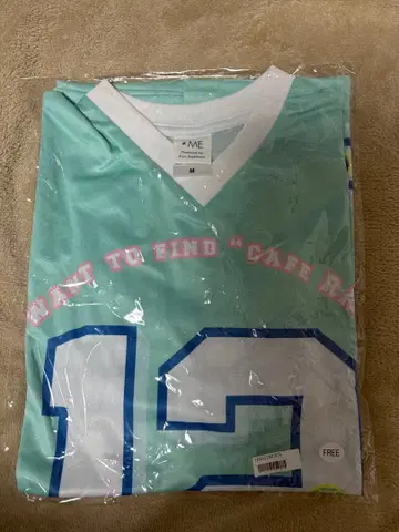 토미타 나나카 멤버 컬러 유니폼 T셔츠 프리 사이즈 미사용 새상품 노이