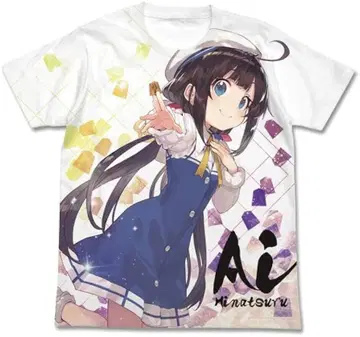 미사용 용왕의 일! 히나츠루 아이 풀 그래픽 T셔츠 XL 사이즈