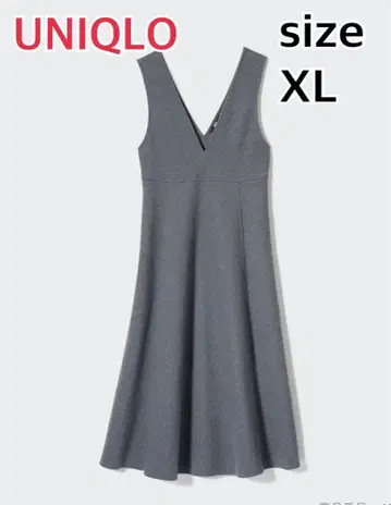 UNIQLO 브러쉬드 저지 오버롤 스커트 (기장 짧음)