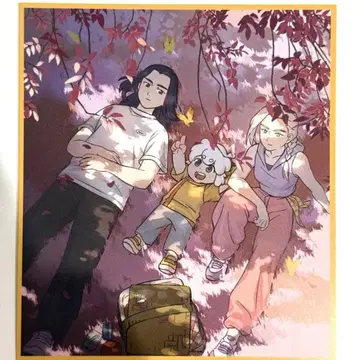 라오허헤이전기2 2주차 방문자 특전 미니 색지풍 카드