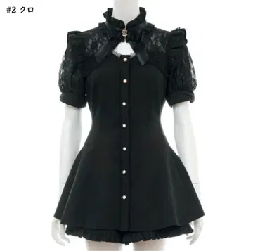 시크릿허니 소매 레이스 & 볼레로풍 반팔 셋업