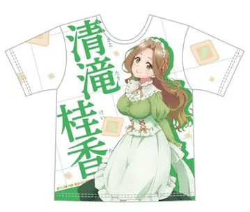 미사용 용왕의 일 하프 메이드 풀컬러 T셔츠 키요타키 케이카 프리 사이즈