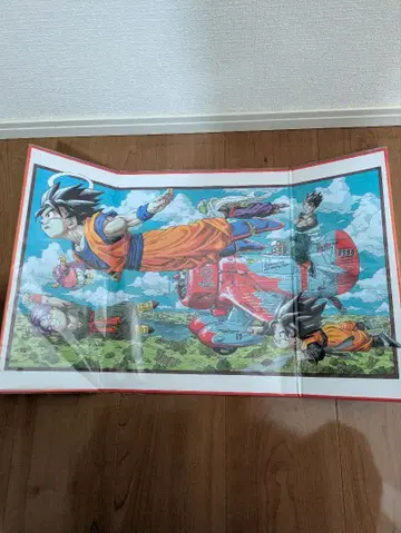 드래곤볼 40주년 기념 비주얼 보드 C상 클리어 포스터 3종 세트 H상