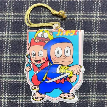 닌자 핫토리군 키링 핀 배지 후지코 후지오 쇼와 레트로 레어 희귀