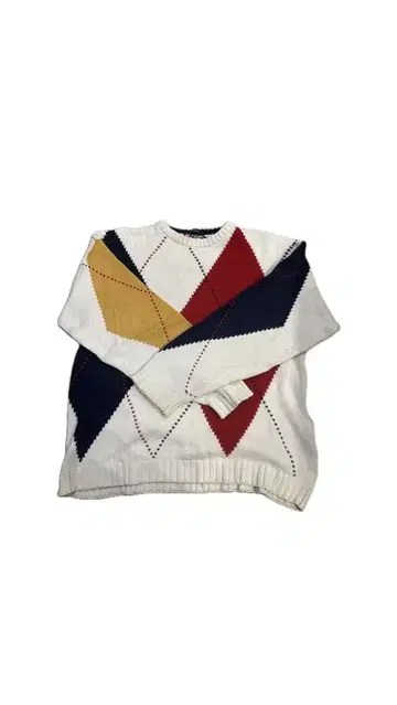 CHAPS 차프스 니트 아가일 무늬 스웨터 XL 상당