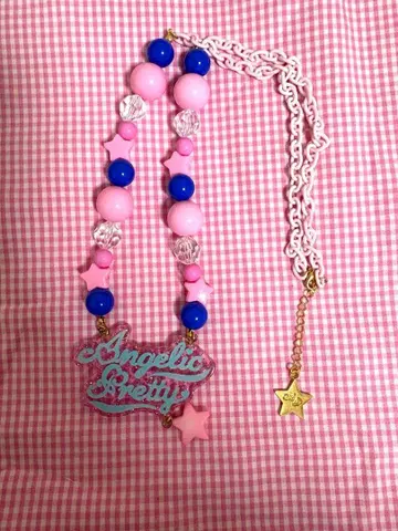 Neon Music 목걸이 핑크