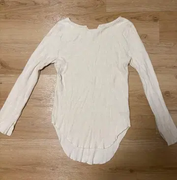 SLOBE IENA 슬로브 이에나 리브 긴팔 티셔츠 화이트