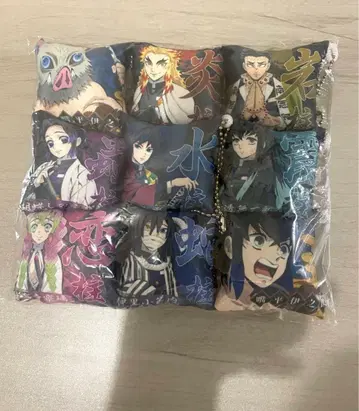 귀멸의 칼날 미니 쿠션 키링 세트