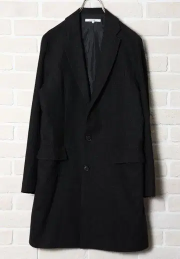 저널 스탠다드 남성용 얇은 소재 울 체스터 코트 M 짙은 그레이