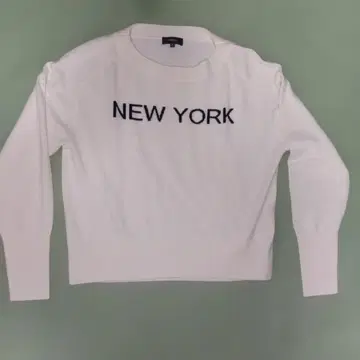 Theory 니트 스웨터 S 화이트 NEW YORK